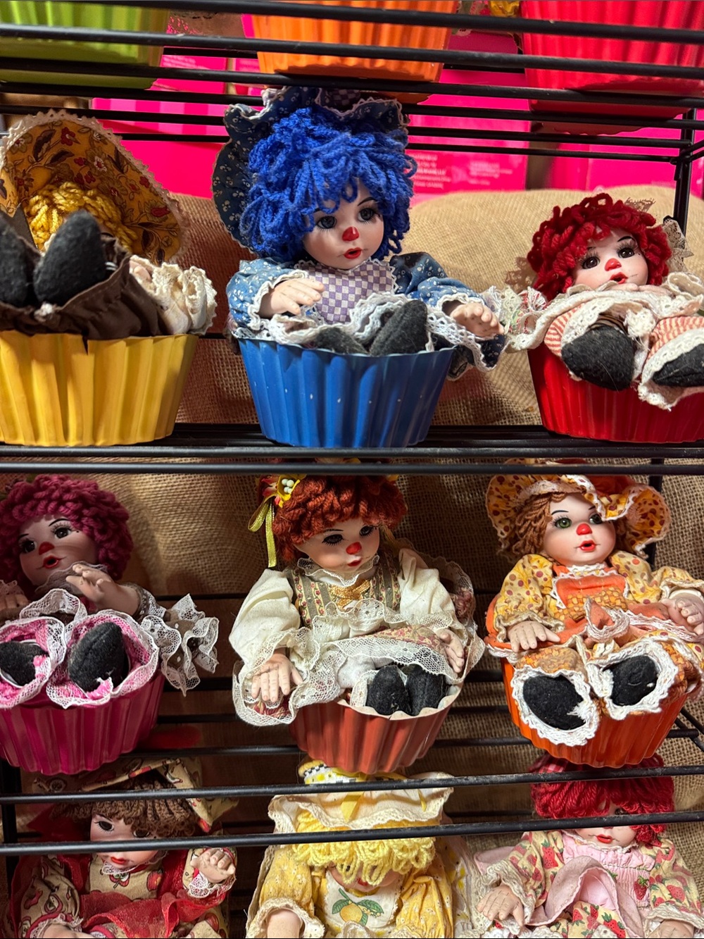 Marie Osmond Vintage Rag-A-Muffin Porcelain Dolls - Whole set